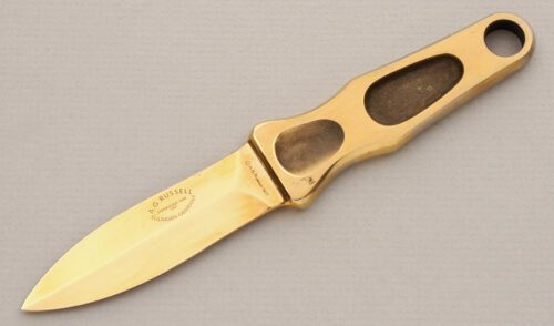 A.G. Russell 1977 Gold Sting with Stainless Steel Handle handle material - Obverse Side - Item #KLC15115