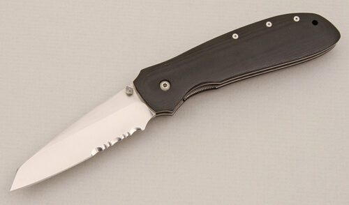 Kershaw Knives 1510ST Random Task Prototype with Polished G-10 Scales handle material - Obverse Side - Item #KLC15122