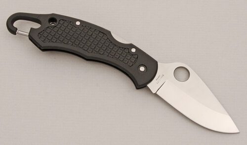 Spyderco Knives C30SBK Remote Release with FRN Frame handle material - Obverse Side - Item #KLC15129