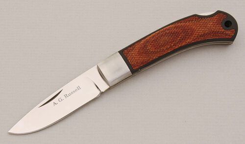A.G. Russell Model 702M Lockback with Molded Nylon