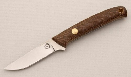 Dozier Knives Canoe Knife with Breen Canvas Micarta Scales handle material - Obverse Side - Item #KLC15147