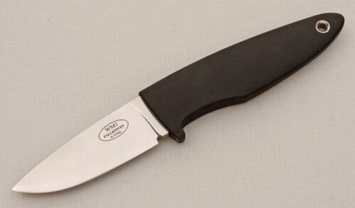Fallkniven Knives WM1 with Black Thermorun Handle handle material - Obverse Side - Item #KLC15178