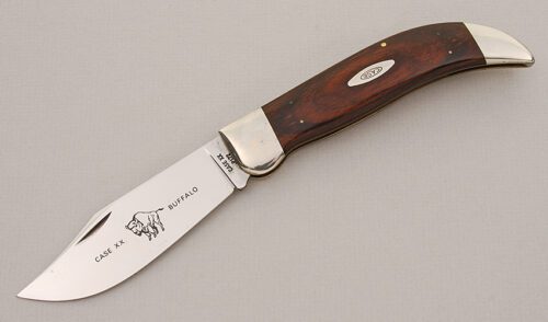 Case Cutlery Model P172 Buffalo with Pakkawood Scales handle material - Obverse Side - Item #KLC15181