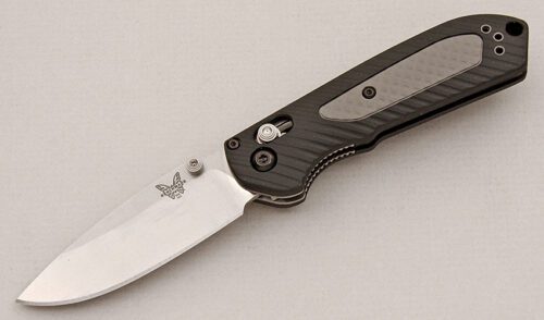 Benchmade Knives 565 Mini Freek with Black Rubber Overmold Scales handle material - Obverse Side - Item #KLC15226