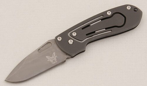 Benchmade Knives 10610 Benchmite with Stainless Steel Frame handle material - Obverse Side - Item #KLC15227