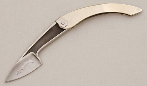 Boye/Conable Tweezerlock with Stainless Steel Frame handle material - Obverse Side - Item #KLC15229