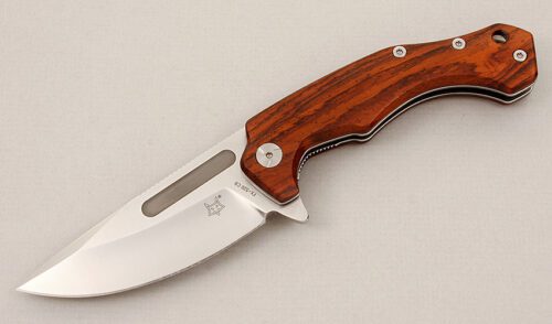 Fox Cutlery FX-520CB Desert with Cocobolo Scales handle material - Obverse Side - Item #KLC15279
