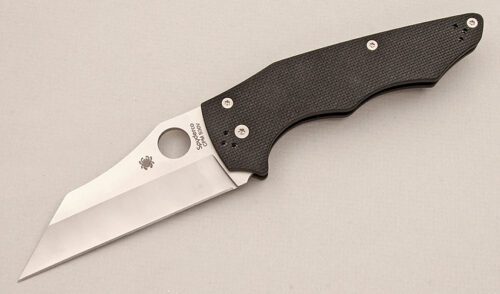 Spyderco Knives C253GP Yojumbo with Black G-10 Scales handle material - Obverse Side - Item #KLC15281