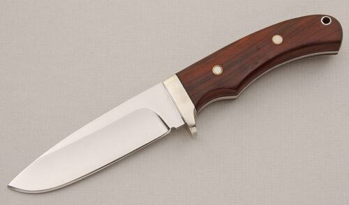 A.G. Russell Hunter with Desert Ironwood Scales handle material - Obverse Side - Item #KLC15317