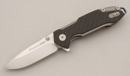 Viper Knives Storm with Carbon Fiber Scales handle material - Obverse Side - Item #KLC15337