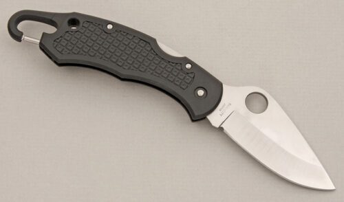 Spyderco Knives C30BK Remote Release I with Zytel Frame handle material - Obverse Side - Item #KLC15338
