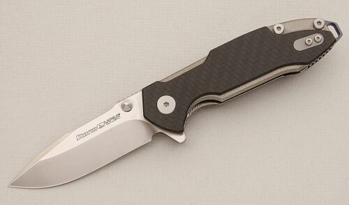 Viper Knives Storm with Carbon Fiber Scales handle material - Obverse Side - Item #KLC15349
