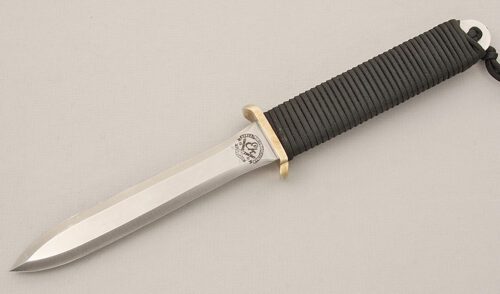 Ek Knives Commando Dagger with Cord Wrapped Handle handle material - Obverse Side - Item #KLC15351