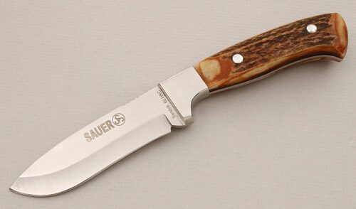 Sauer Knives Hunter with Stag Scales handle material - Obverse Side - Item #KLC15357