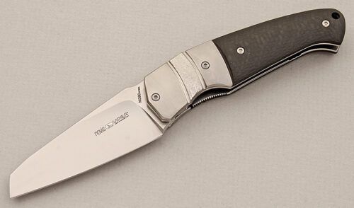 Viper Knives Novis with Carbon Fiber Scales handle material - Obverse Side - Item #KLC15373