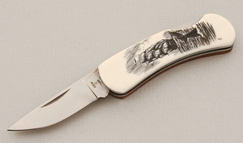 Case Cutlery M1054 Lockback with Ivory Delrin