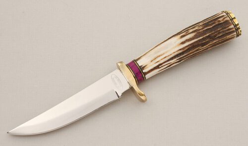 Joe Wheeler Hunter with Stag Handle handle material - Obverse Side - Item #KLC15444