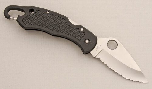 Spyderco Knives C30SBK Remote Release with FRN Frame handle material - Obverse Side - Item #KLC15453
