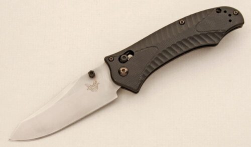 Benchmade Knives 950 Osborne RIFT with Black G-10 Frame handle material - Obverse Side - Item #KLC15457