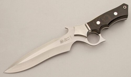 Boker Knives 1998 Magnum Collection with Ebony Wood Scales handle material - Obverse Side - Item #KLC15469