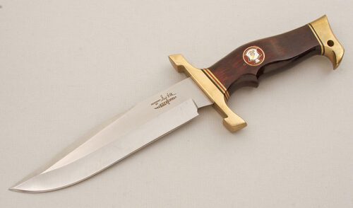 United Cutlery UC950 Kenpo Karate with Rosewood Handle handle material - Obverse Side - Item #KLC15470