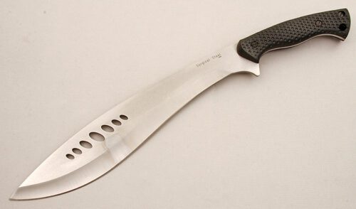 Unknown Maker Machete with Composite Scales handle material - Obverse Side - Item #KLC15487