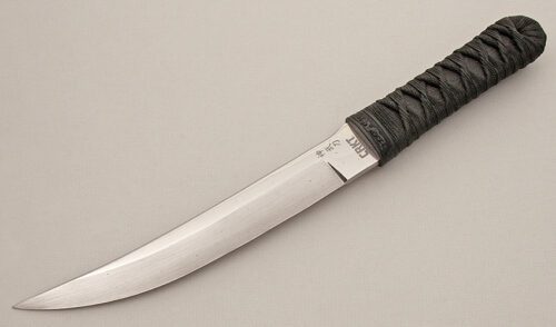CRKT Knives Shinbu with Cord Wrapped Handle handle material - Obverse Side - Item #KLC15542
