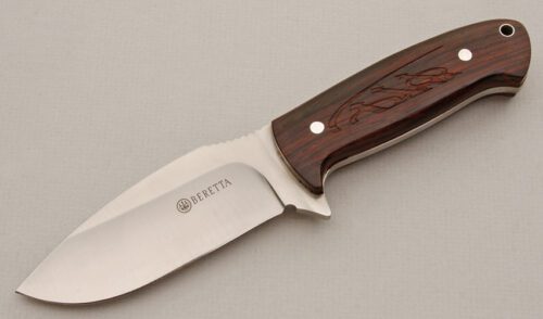 Beretta Knives Hunter with Rosewood Scales handle material - Obverse Side - Item #KLC15661