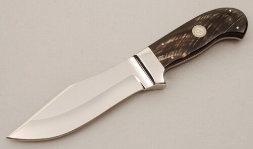 Canal Street Cutlery D'HolderBowwie Hunter with Buffalo Horn Scales handle material - Obverse Side - Item #KLC15664