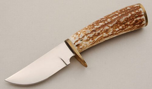 Unknown Maker Elk Hunter with Elk Stag Handle handle material - Obverse Side - Item #KLC15679