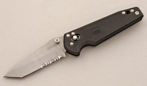Sog Knives Mini X-Ray Vision with Zytel Frame handle material - Obverse Side - Item #KLC15744