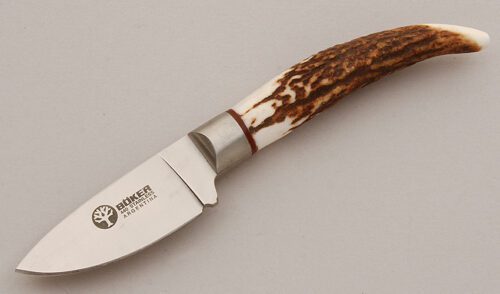 Boker Knives Arbolito Skinner with Stag Handle handle material - Obverse Side - Item #KLC15789
