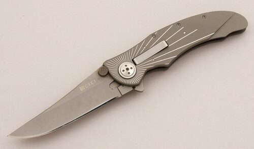 CRKT Knives E-Lock Starlight with 6061 Aluminum Frame handle material - Obverse Side - Item #KLC15797