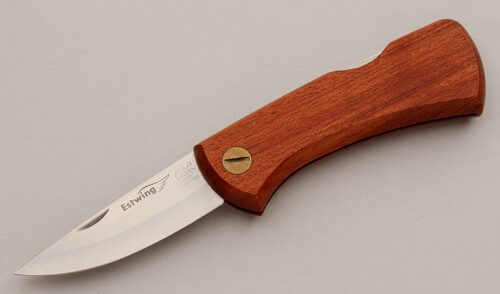 EKA Folding Nordic Hunter with Rosewood Frame handle material - Obverse Side - Item #KLC15802