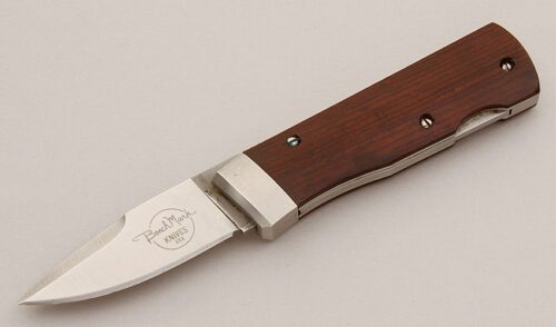 Bench Mark Knives Rolox with Cocobolo Scales handle material - Obverse Side - Item #KLC15811