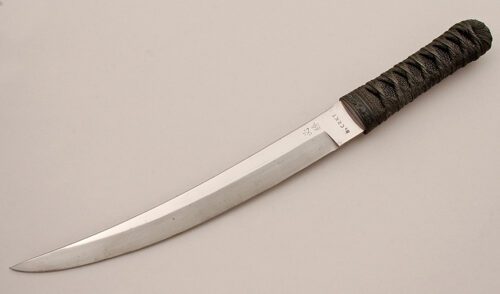 CRKT Knives Hisshou with Cord Wrapped Handle handle material - Obverse Side - Item #KLC15822
