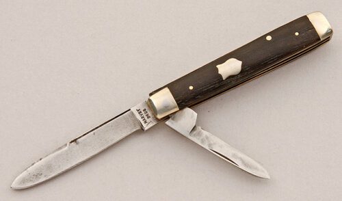 Harvey Brothers Doctor's Knife with Cocobolo Scales handle material - Obverse Side - Item #KLC15828