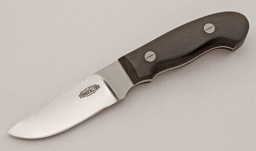 Timberline Knives Hunter with Black Micarta Scales handle material - Obverse Side - Item #KLC15856