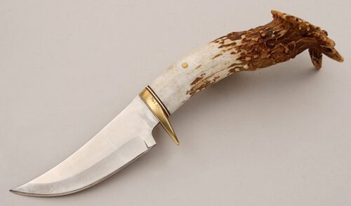 Ken Richardson Upswept Hunter with Stag Handle handle material - Obverse Side - Item #KLC15871