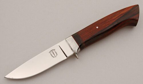 John Chamberlin Drop Point Hunter with Cocobolo Handle handle material - Obverse Side - Item #KLC15879