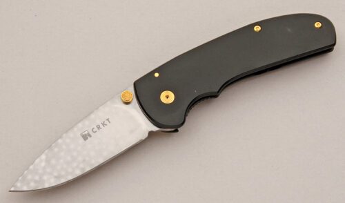 CRKT Knives 1081 Full Throttle with Enamel Coated Stainless Frame handle material - Obverse Side - Item #KLC15896