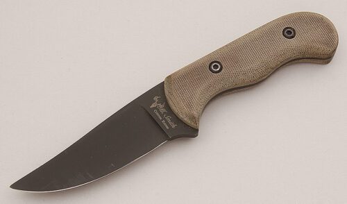 M.J. (Mike) Smith Hunter with Camvas Micarta Scales handle material - Obverse Side - Item #KLC15907