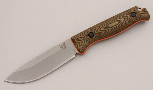 Benchmade Knives Saddle Mountain Skinner with Layered G-10 Scales handle material - Obverse Side - Item #KLC15912