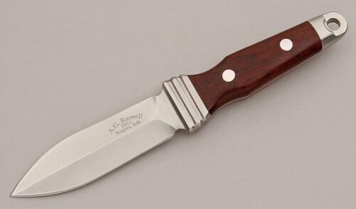 A.G. Russell Sting III with Cocobolo Scales handle material - Obverse Side - Item #KLC15913
