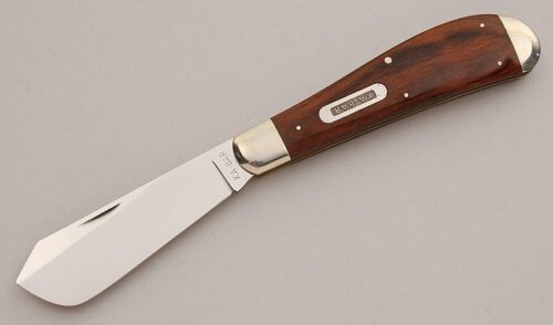 Ka-Bar Knives CP-92 Cotton Sampler with Rosewood Scales handle material - Obverse Side - Item #KLC15920