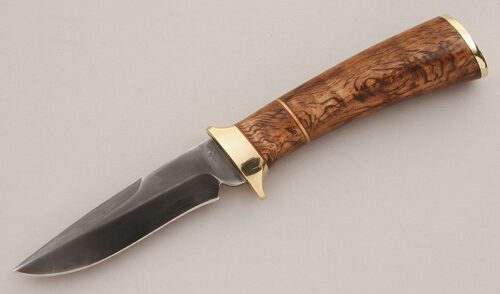 R.W. Wilson Hunter with Maple Wood Handle handle material - Obverse Side - Item #KLC15933
