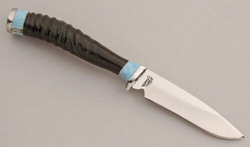 R.W. Wilson Kudu Hunter with Kudu Horn Handle handle material - Obverse Side - Item #KLC15935