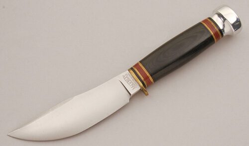 Marble's Knives Woodcraft with Black Micarta Handle handle material - Obverse Side - Item #KLC15959