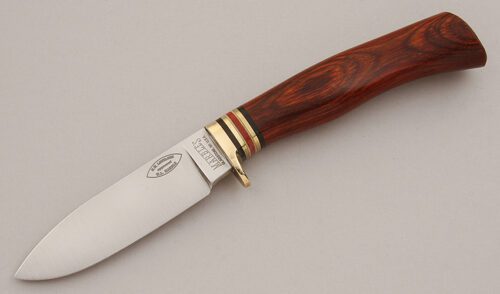 Marble's Knives R.W. Loveless Sport 99 with Rosewood Handle handle material - Obverse Side - Item #KLC15961