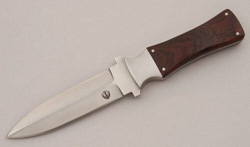 Jot Singh Khalsa Boot Knife with Cocobolo Scales handle material - Obverse Side - Item #KLC15976